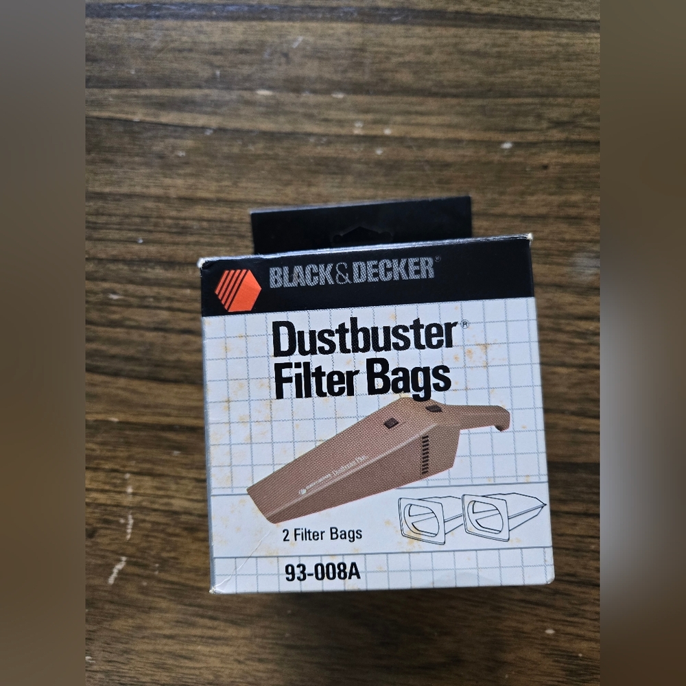 Black & Decker Vintage Dustbuster Filter Bags 93-008ABox